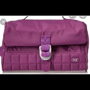 Lug-Flip-Top Toiletry/cosmetic Case in Purple